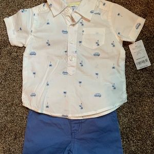 Carter’s 12 month polo shirt & short set